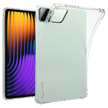 Xiaomi Pad 7/7 Pro Støtsikkert TPU-deksel - Gjennomsiktig