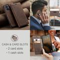 Xiaomi Redmi 13C 5G/Poco C65 Caseme 013 Series Lommebok-deksel - Kaffe