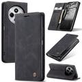 Xiaomi Redmi 14C Caseme 013 Series Lommebok-deksel - Svart