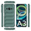 Xiaomi Redmi A3 Rugged TPU-deksel - Grøn