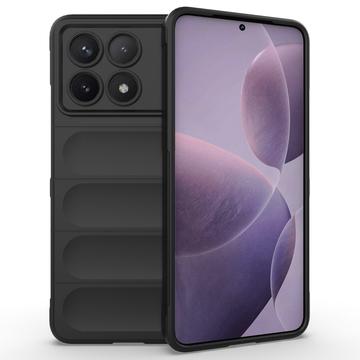 Xiaomi Redmi K70/K70 Pro/Poco F6 Pro Rugged Series TPU-deksel - Svart