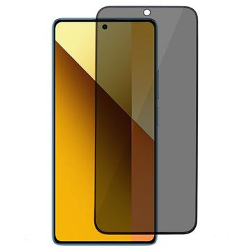 Xiaomi Redmi Note 13 4G Privacy Full Cover Beskyttelsesglass - Svart Kant