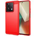 Xiaomi Redmi Note 13 Børstet TPU Deksel - Karbonfiber