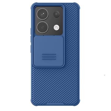 Xiaomi Redmi Note 13 Pro/Poco X6 Nillkin CamShield Prop Hybrid-deksel - Blå