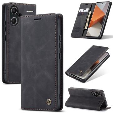 Xiaomi Redmi Note 13 Pro+ Caseme 013 Series Lommebok-deksel - Svart