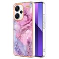 Xiaomi Redmi Note 13 Pro+ Marble Pattern Electroplated IMD TPU-deksel