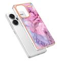 Xiaomi Redmi Note 13 Pro+ Marble Pattern Electroplated IMD TPU-deksel