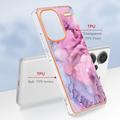 Xiaomi Redmi Note 13 Pro+ Marble Pattern Electroplated IMD TPU-deksel