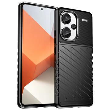 Xiaomi Redmi Note 13 Pro+ Thunder Series TPU-deksel - Svart