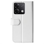 Xiaomi Redmi Note 13 Lommebok-deksel med Magnetisk Lukning - Hvit