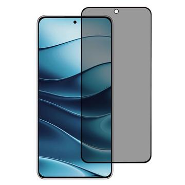 Xiaomi Redmi Note 14 Privacy Full Cover Beskyttelsesglass - Svart Kant