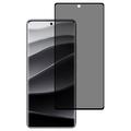 Xiaomi Redmi Note 14 Pro+ Privacy Full Cover Skjermbeskyttere Panzerglass - Svart Kant