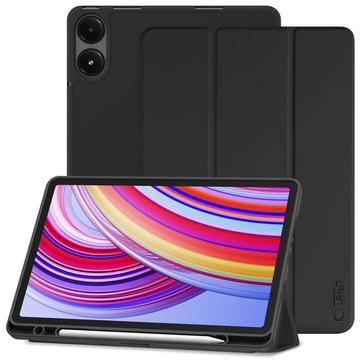 Xiaomi Redmi Pad Pro Tech-Protect SmartCase Pen Tri-Fold Folio-deksel - svart