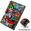 Xiaomi Redmi Pad SE Tri-Fold Series Smart Folio-etui - Graffiti