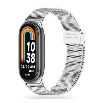 Xiaomi Smart Band 8/9 NFC Tech-Protect Milanese Reim - Sølv