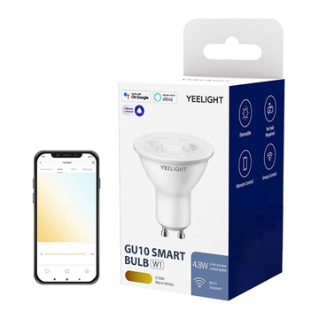 Yeelight GU10 Smart LED-pære W1 - WiFi - Dimbar