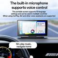 Yesido KM17 Multimedia-spiller for bil med CarPlay, Android Auto - 7"