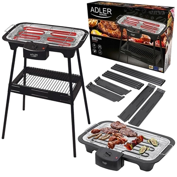 Adler AD 6602 Grill elektrisk med avtakbart varmeelement