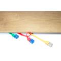 Goobay RJ45 U/UTP CAT 6 Flat Nettverkskabel - 0.5m - Hvit