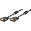 Goobay Dual Link DVI-D Full HD Kabel - 10m - Gullbelagt