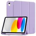 iPad (2022) Tech-Protect SmartCase Pen Tri-Fold Folio-deksel - Violet