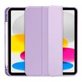 iPad (2022) Tech-Protect SmartCase Pen Tri-Fold Folio-deksel - Violet