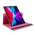 iPad Air 11 (2024) 360 Roterende Folio-etui - Varm rosa