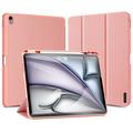 iPad Air 13 (2024) Dux Ducis Domo Tri-Fold Smart Folio-etui - Rosa