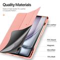 iPad Air 13 (2024) Dux Ducis Domo Tri-Fold Smart Folio-etui - Rosa