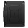 iPad Air 13 (2024) Spigen Rugged Armor Pro Folio-etui - Svart