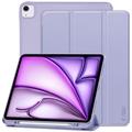 iPad Air 13 (2024) Tech-Protect SmartCase Pen Tri-Fold Folio-deksel - Violet