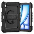 iPad Air 13 (2024) Tech-Protect Solid360 Hybrid-deksel med stropp - Svart