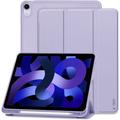 iPad Air 2020/2022/2024 Tech-Protect SmartCase Pen Tri-Fold Folio-deksel - Lilla