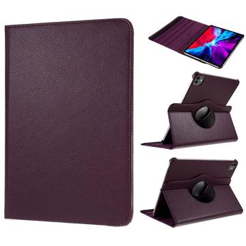 iPad Pro 13 (2024) 360 Roterende Folio-etui - Mørklilla