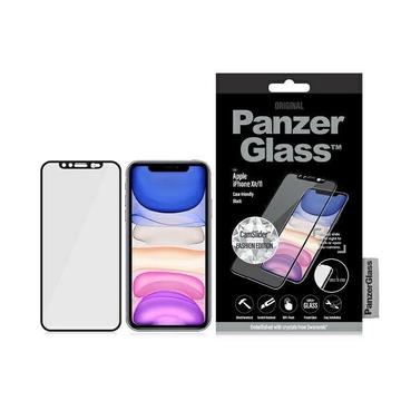 iPhone 11/XR PanzerGlass Case Friendly Swarovski CamSlider Skjermbeskyttere Panzerglass - Svart Kant