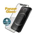 iPhone 12/12 Pro PanzerGlass Case Friendly Swarovski CamSlider Skjermbeskyttere Panzerglass - Svart Kant