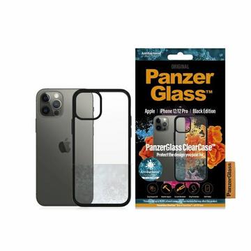 iPhone 12/12 Pro PanzerGlass ClearCase Antibakteriell Deksel - Svart / Klar