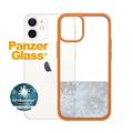 iPhone 12 Mini PanzerGlass ClearCase Antibakteriell Deksel - Oransje / Klar