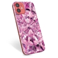 iPhone 12 mini TPU-deksel - Rosa Krystall