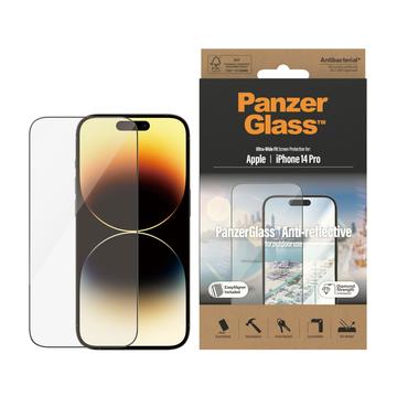 iPhone 14 Pro PanzerGlass Ultra-Wide Fit Anti-Reflective EasyAligner Skjermbeskyttere Panzerglass - Svart Kant