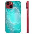 iPhone 13 Mini TPU-deksel - Turkis Swirl