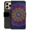 iPhone 13 Pro Max Premium Lommebok-deksel - Fargerik Mandala