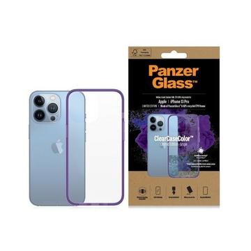 iPhone 13 Pro PanzerGlass ClearCase Antibakteriell Deksel - Lilla / Klar