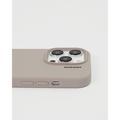 iPhone 14 Nudient Base Silikon-deksel- Beige