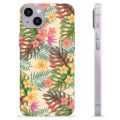 iPhone 14 Plus TPU-deksel - Rosa Blomster