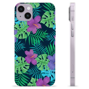 iPhone 14 Plus TPU-deksel - Tropiske Blomster