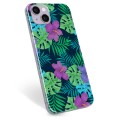 iPhone 14 Plus TPU-deksel - Tropiske Blomster