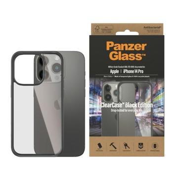 iPhone 14 Pro PanzerGlass ClearCase Antibakteriell Deksel - Svart / Klar