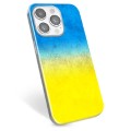 iPhone 14 Pro TPU-deksel Ukrainsk flagg - Tofarget