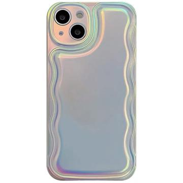 iPhone 14 Radiant Wavy Laser Aurora-deksel